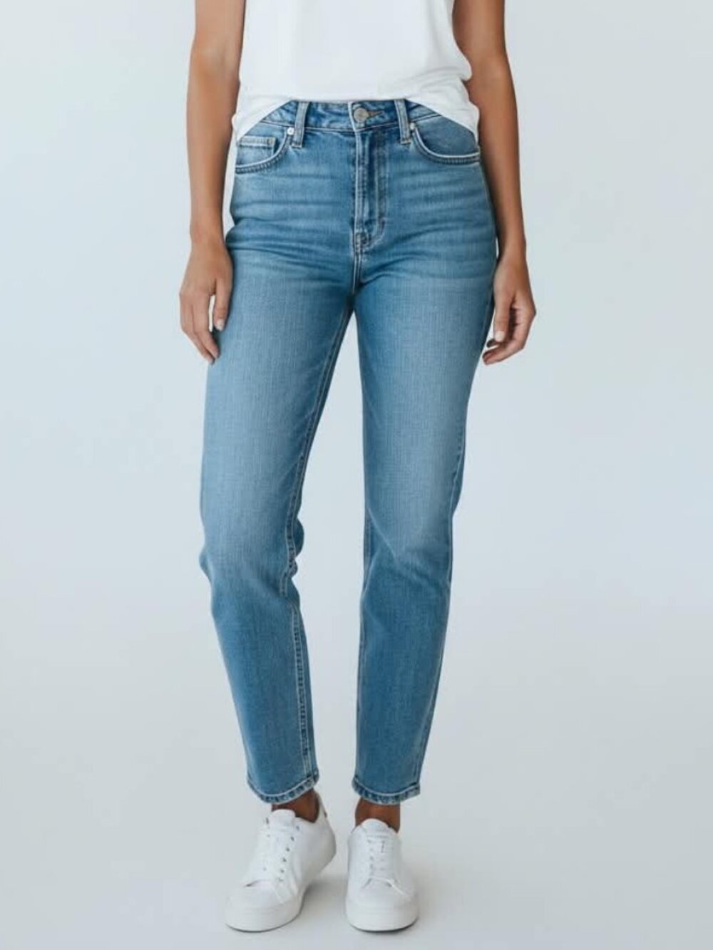 Old Navy High-Rise O.G. Straight Extra Stretch Capri Jeans